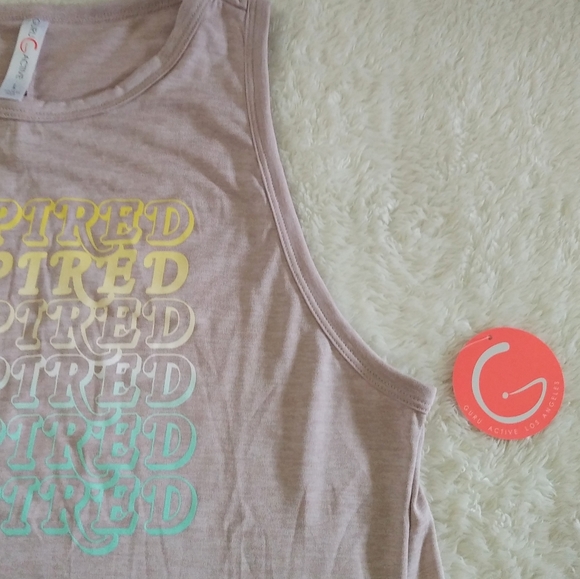 Guru Active🏃♀️ "INSPIRED" Graphic Tank - NWT - Picture 5 of 15